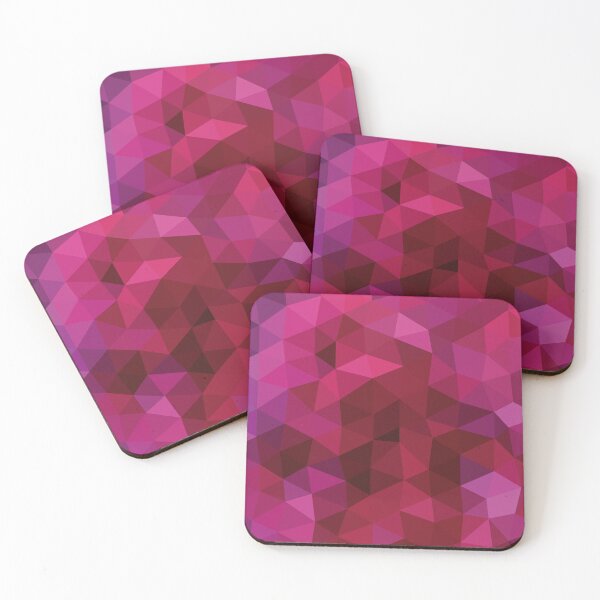 Item preview, Bougainvillea Low Poly Abstract Pink and Purple designed and sold by shaldesign.