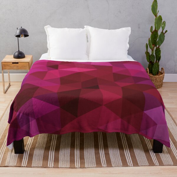 Item preview, Bougainvillea Low Poly Abstract Pink and Purple designed and sold by shaldesign.