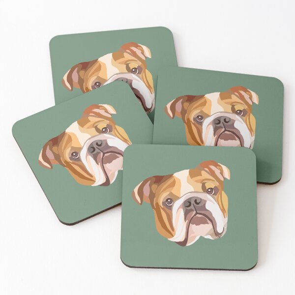 Item preview, English Bulldog Illustration  designed and sold by Daisy Ring Art.