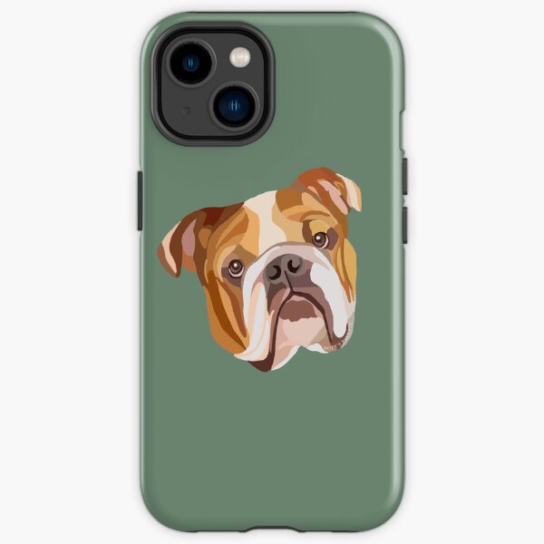 English Bulldog Illustration iPhone Tough Case