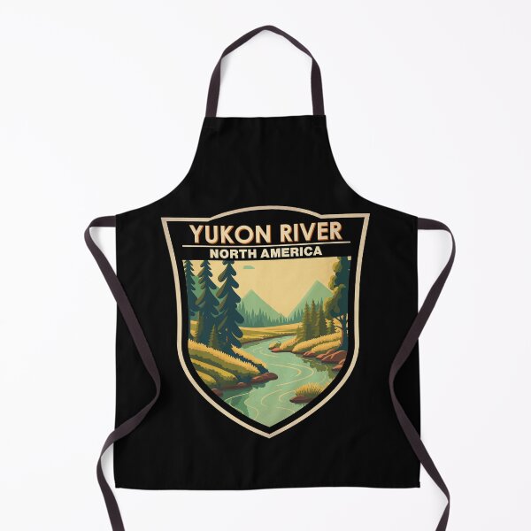 Item preview, Yukon River North America Badge designed and sold by KrisSidDesigns.