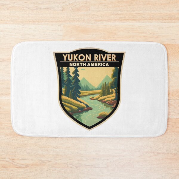 Item preview, Yukon River North America Badge designed and sold by KrisSidDesigns.