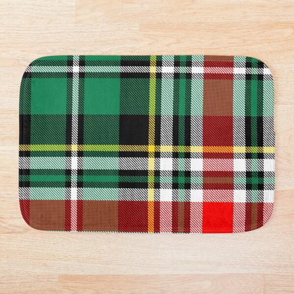 Aperçu de l'œuvre Plaid tartan rouge et vert | Motif à rayures moderne et unique pour Noël créée et vendue par TheWalnut.