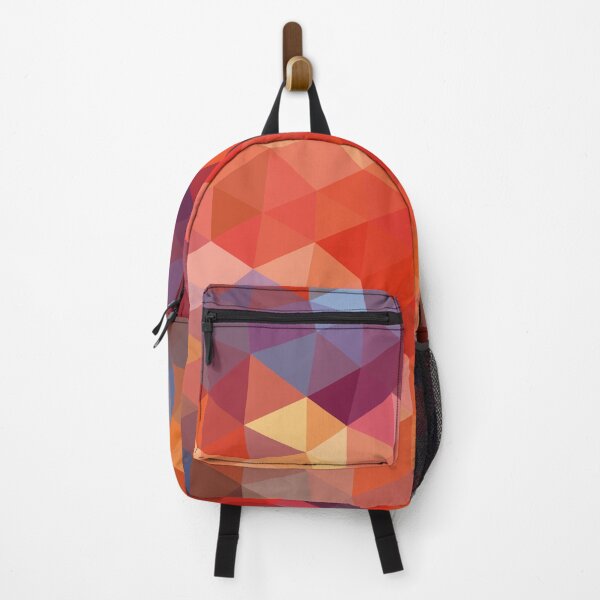 Item preview, Sunburst Low Poly Abstract Pink and Orange designed and sold by shaldesign.