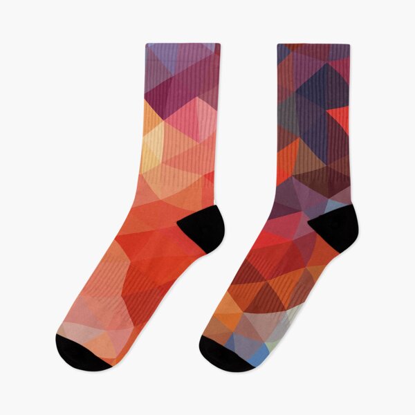 Item preview, Sunburst Low Poly Abstract Pink and Orange designed and sold by shaldesign.