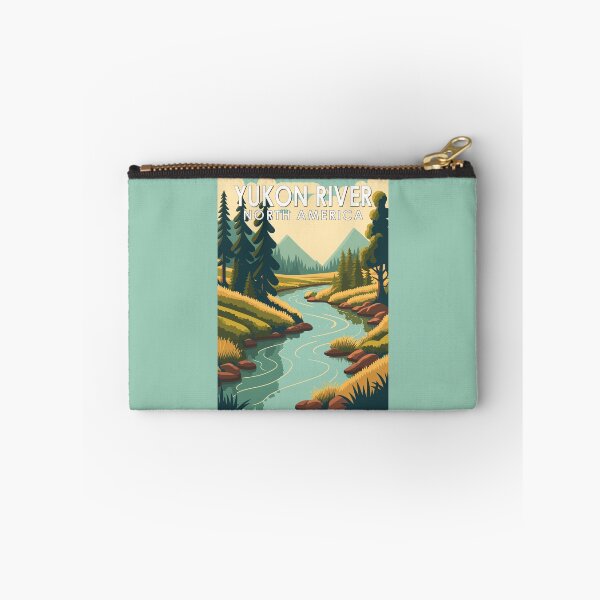 Item preview, Yukon River North America Travel Art Vintage designed and sold by KrisSidDesigns.