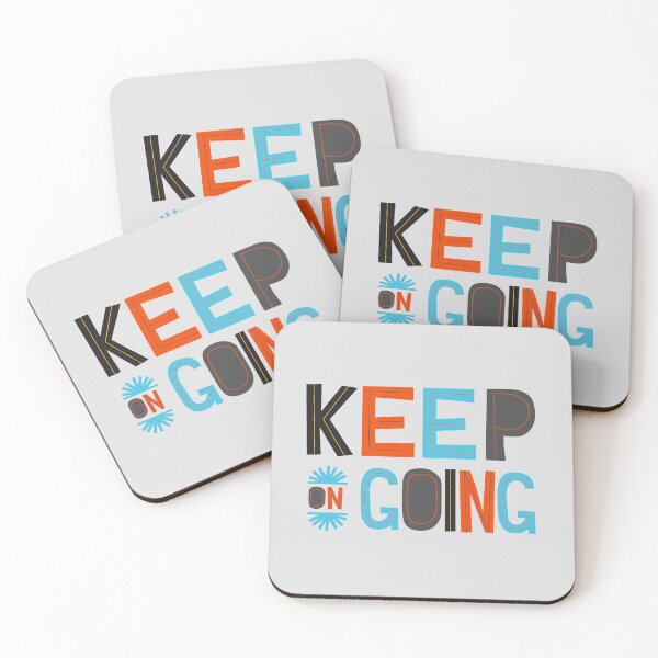 Item preview, Keep On Going - Inspirational and Motivational Quote designed and sold by greenoriginals.