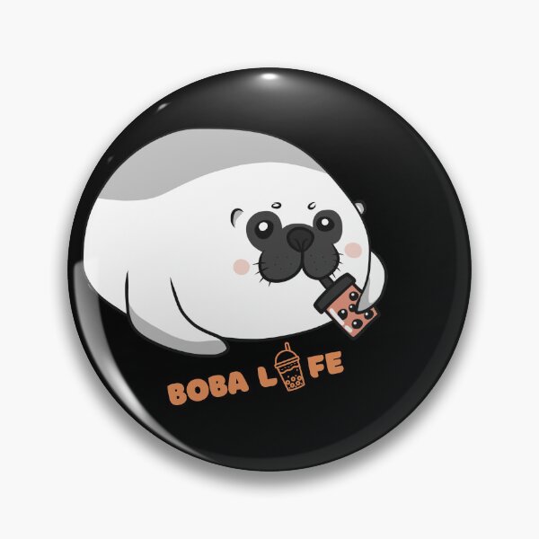 Item preview, Cute Bubble Tea Lover Seal Boba Life designed and sold by Artistusha.