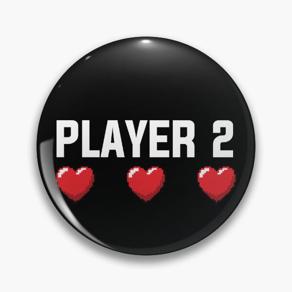 Item preview, Player Two Valentine designed and sold by SamuraiGaming.