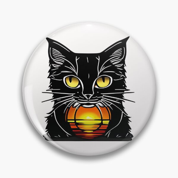 Item preview, Cat Watching Sunset Scene designed and sold by kubix81.