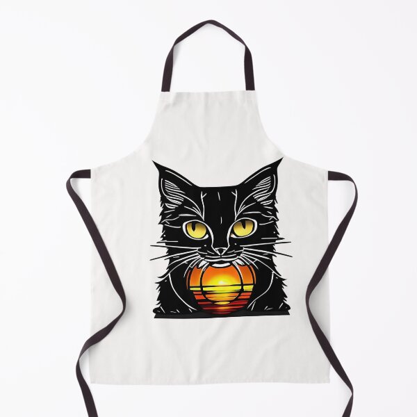 Item preview, Cat Watching Sunset Scene designed and sold by kubix81.