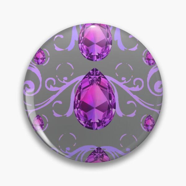 Item preview, PURPLE AMETHYST FEBRUARY BIRTHSTONE GEMS LILAC ART SCROLLS designed and sold by sharlesart.
