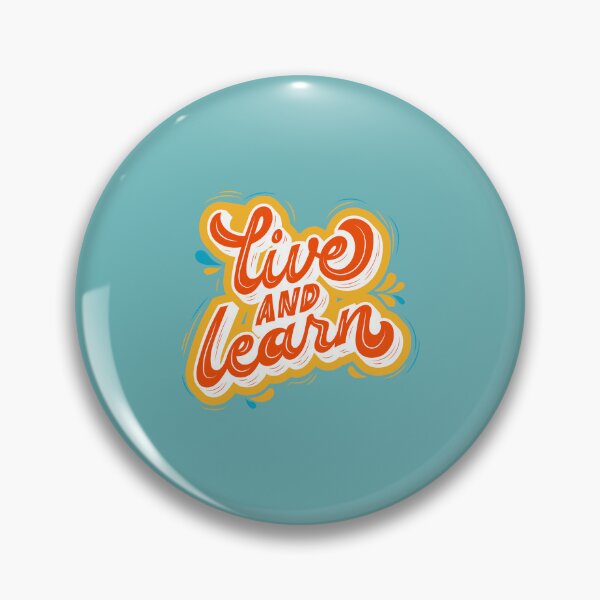 Item preview, Live and Learn - Inspirational and Motivational Quote designed and sold by greenoriginals.