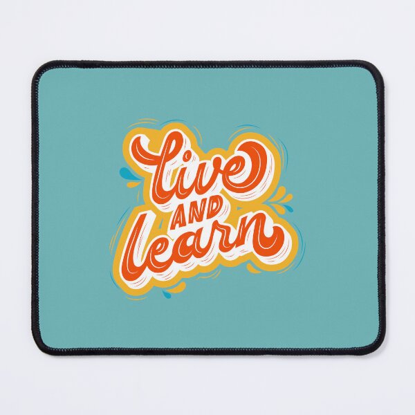 Item preview, Live and Learn - Inspirational and Motivational Quote designed and sold by greenoriginals.