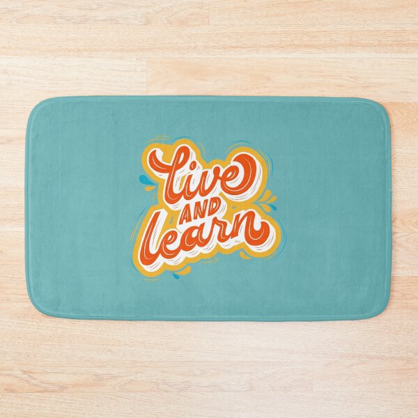 Item preview, Live and Learn - Inspirational and Motivational Quote designed and sold by greenoriginals.