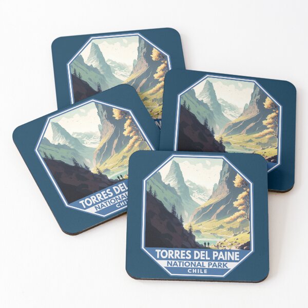 Item preview, Torres del Paine National Park Chile Emblem designed and sold by KrisSidDesigns.