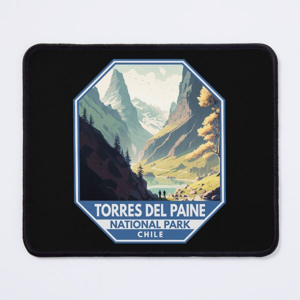 Item preview, Torres del Paine National Park Chile Emblem designed and sold by KrisSidDesigns.