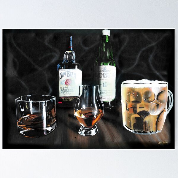Item preview, One Bourbon One Scotch One Beer designed and sold by Luke Tomlinson Artwork.