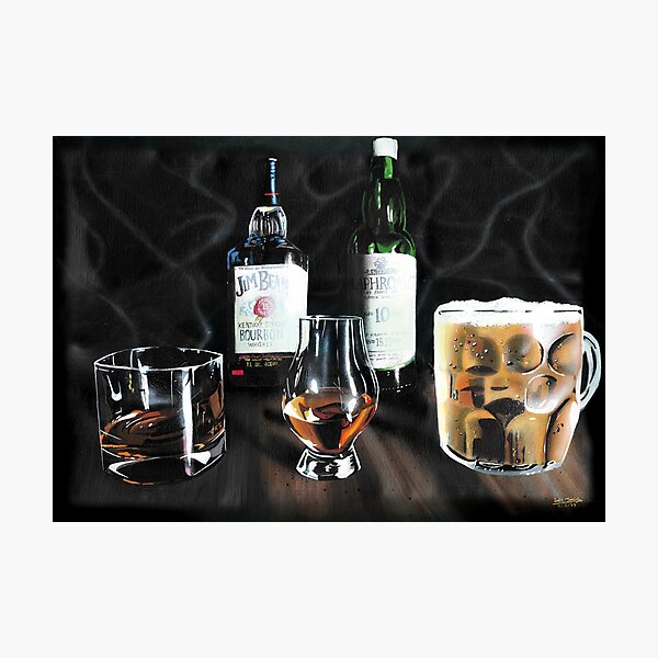 Item preview, One Bourbon One Scotch One Beer designed and sold by Luke Tomlinson Artwork.