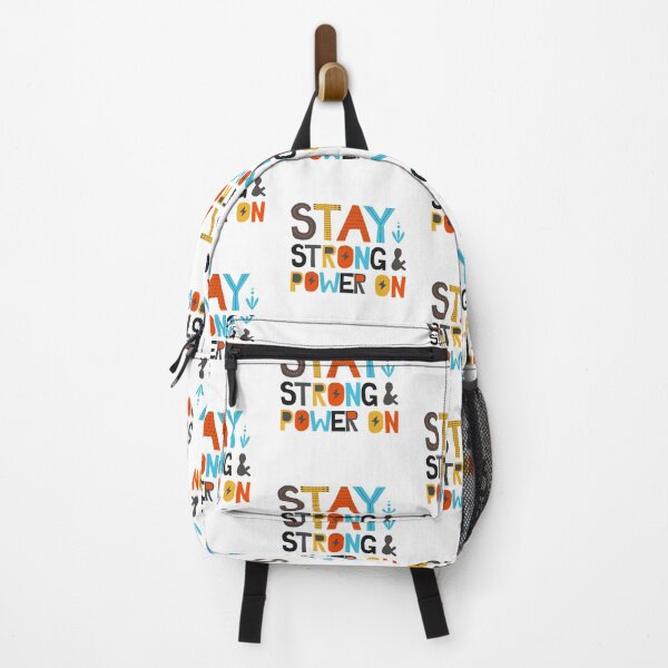 Item preview, Stay Strong and Power On - Inspirational and Motivational Quote designed and sold by greenoriginals.