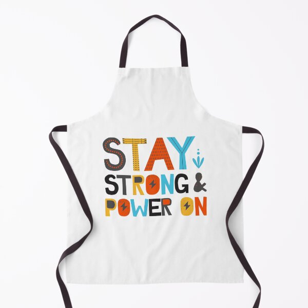 Item preview, Stay Strong and Power On - Inspirational and Motivational Quote designed and sold by greenoriginals.