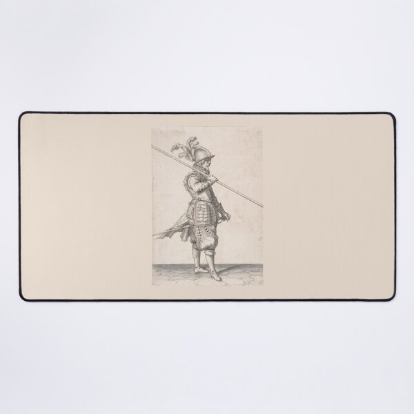 Item preview, The Soldier Carrying His Pike at the Slope (16th century) by Jacob de Gheyn II designed and sold by GrandBlueDesign.
