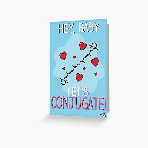 Let's conjugate! Greeting Card
