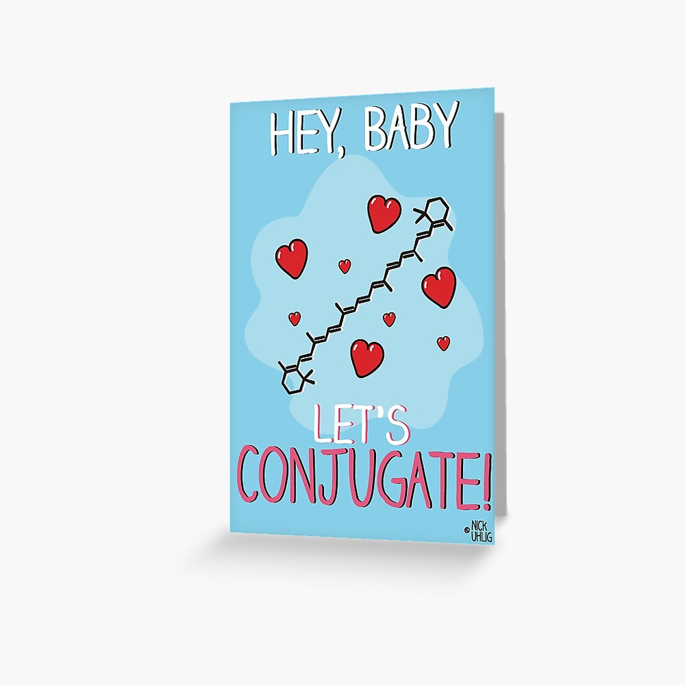 Let's conjugate! Greeting Card