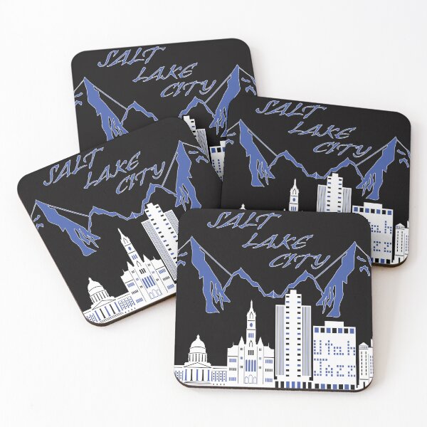 Item preview, Salt Lake City Skyline designed and sold by jmcreativeideas.
