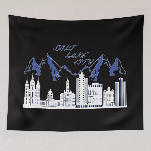 Item preview, Salt Lake City Skyline designed and sold by jmcreativeideas.