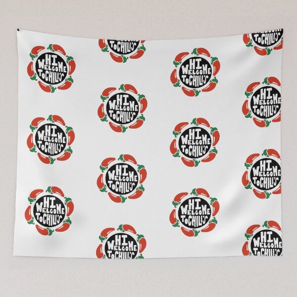 Item preview, Hi Welcome To Chilis Print designed and sold by allyconnelly99.