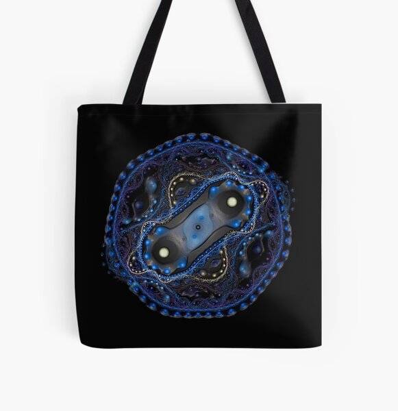 Cell Division Plastified Allover-Print Tote Bag