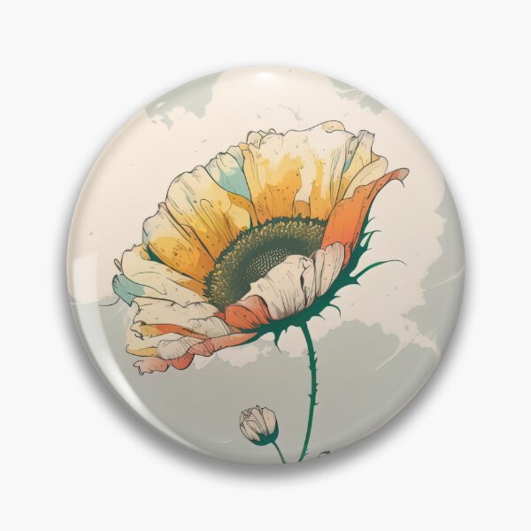 Item preview, Artistic Sunflower with Whispy Cloud designed and sold by Critical Meltdown.