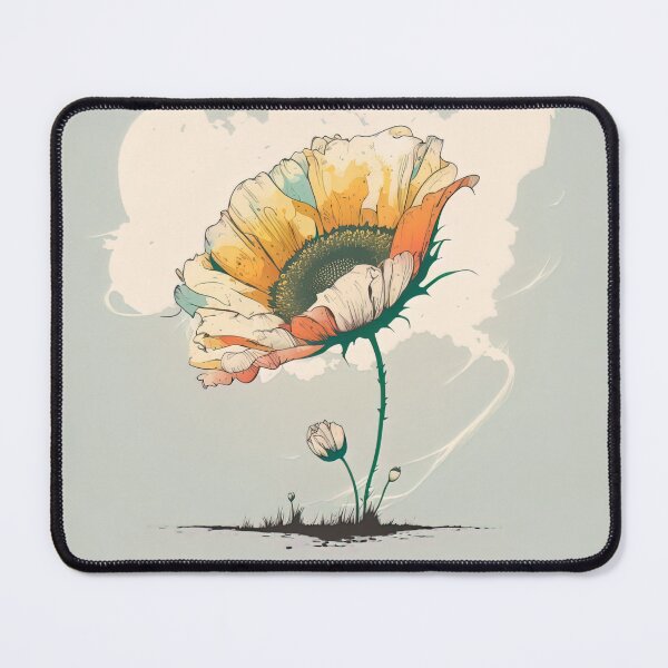 Item preview, Artistic Sunflower with Whispy Cloud designed and sold by Critical Meltdown.