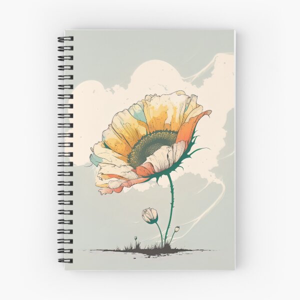 Item preview, Artistic Sunflower with Whispy Cloud designed and sold by Critical Meltdown.