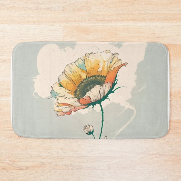 Item preview, Artistic Sunflower with Whispy Cloud designed and sold by Critical Meltdown.