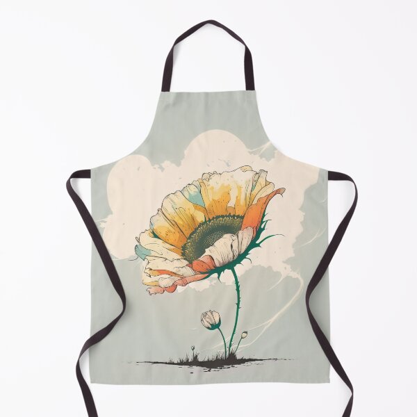 Item preview, Artistic Sunflower with Whispy Cloud designed and sold by Critical Meltdown.