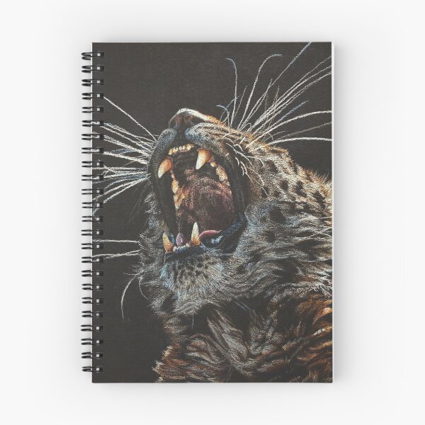 Item preview, Amur Leopard - Yawn of Danger designed and sold by BeckyKidus.
