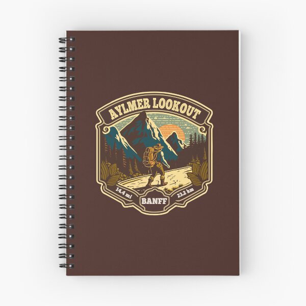 Item preview, Aylmer Lookout Trail Alberta Hiker Hiking Emblem designed and sold by KrisSidDesigns.