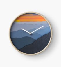 Reloj Moderno Blue Ridge Parkway Sunset # 102
