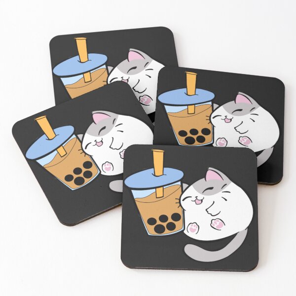 Item preview, Boba Cat designed and sold by Designerbkj ⭐️⭐️⭐️⭐️.