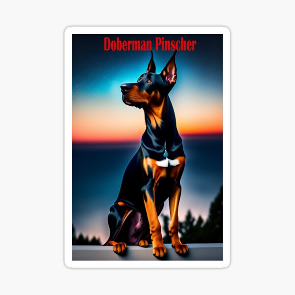 Doberman Pinscher Sticker