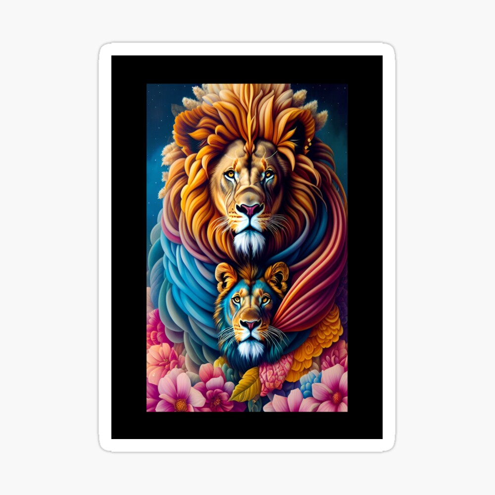 Lion Spirit Animal Meaning and Beautiful Leo Lioness Art