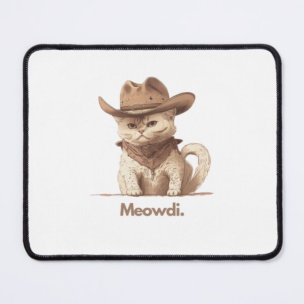 Item preview, Cowboy cat designed and sold by PsychoBlob.
