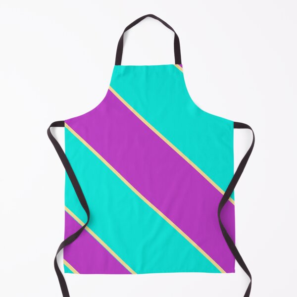 Item preview, Gold Accent Lavender Blue Stripes designed and sold by PrettyViews.