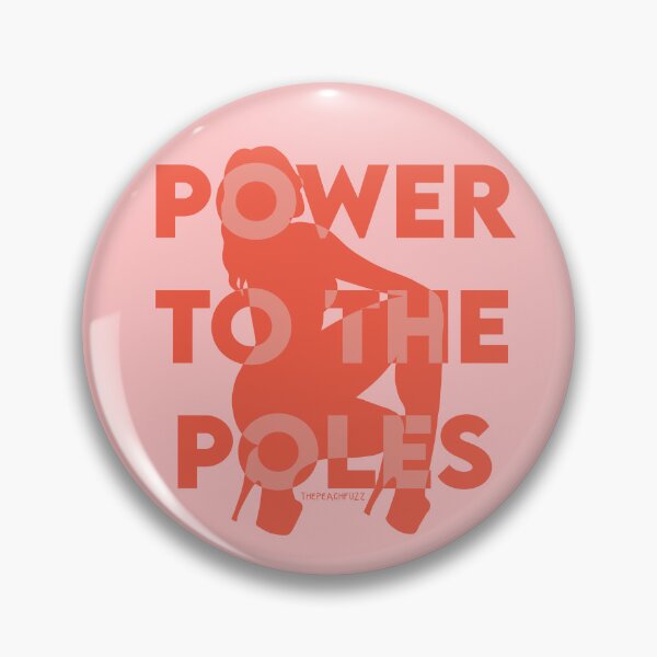 Item preview, Power To The Poles - The Peach Fuzz designed and sold by Elizabeth Hudy.