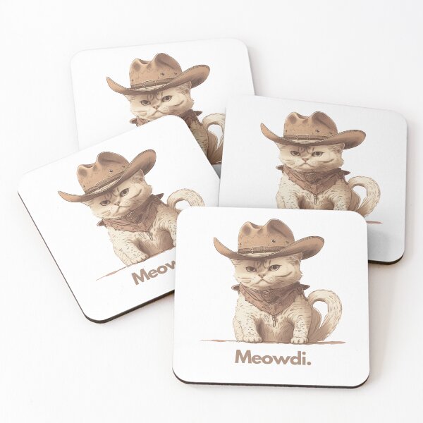 Item preview, Cowboy cat designed and sold by PsychoBlob.