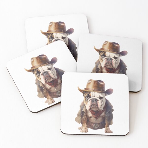 Artikelvorschau, Bulldoggen-Cowboy entworfen und verkauft von AdvancedApe.