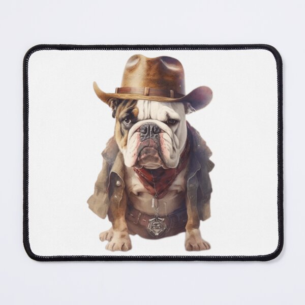 Item preview, Bulldog Cowboy designed and sold by AdvancedApe.