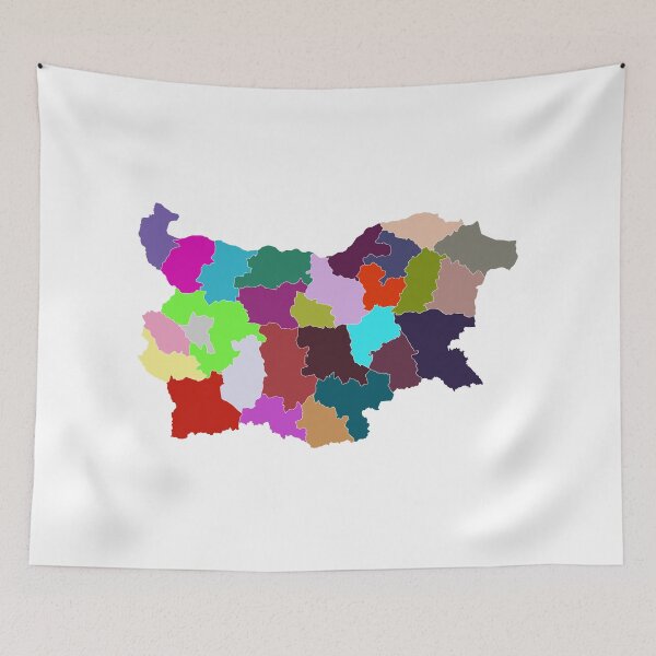Item preview, Bulgaria Color Map designed and sold by Pixel4Art.